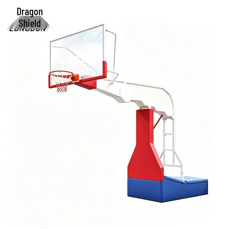 Long Dun Electric Hydraulic Adjustable Basketball Hoop