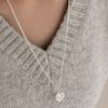 BEFORE MOONRISE [Silver 925] Layer Textured Heart Necklace SN204 - 2length