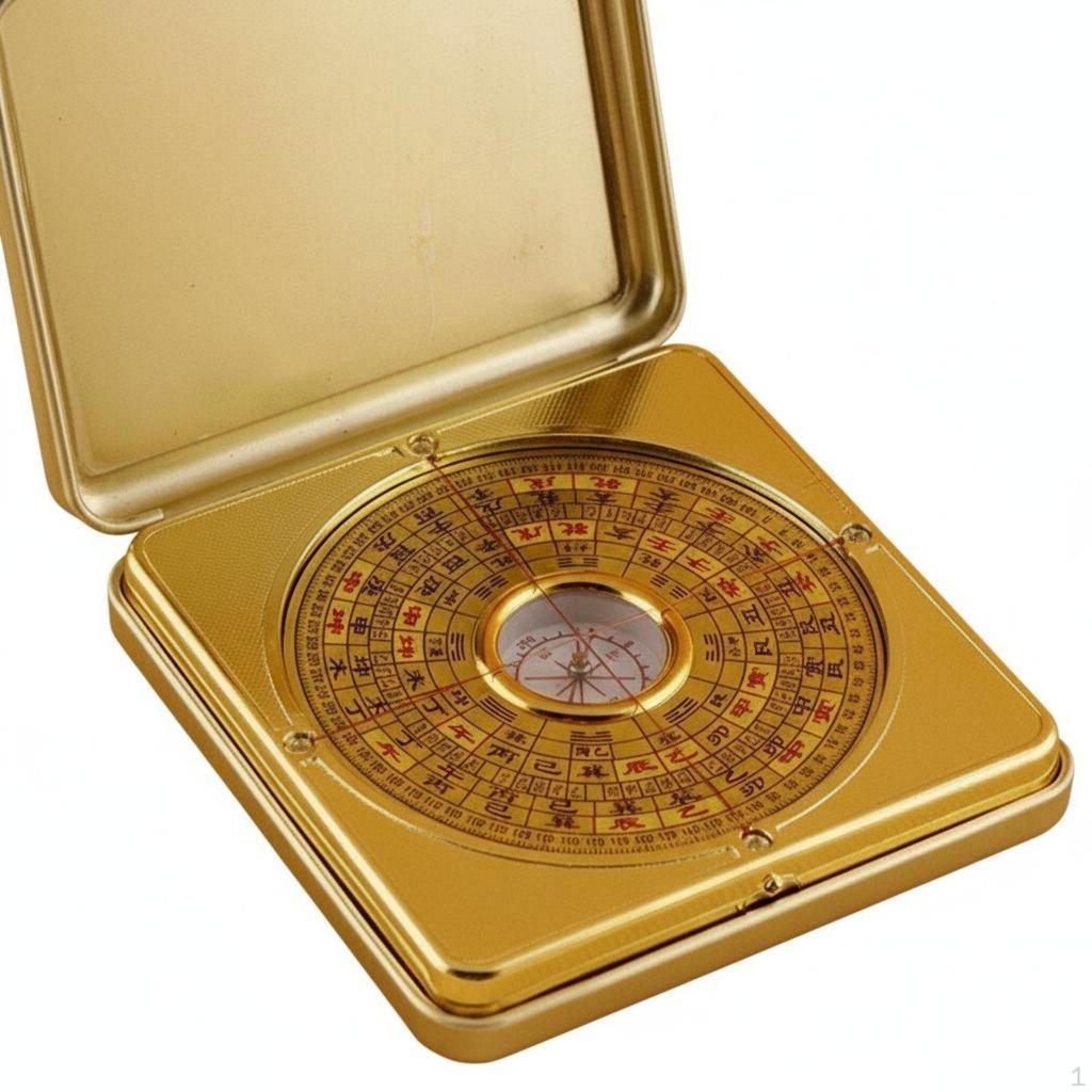 Luopan Compass Traditional Design Chinese Feng Shui Vintage Navigational Instrument