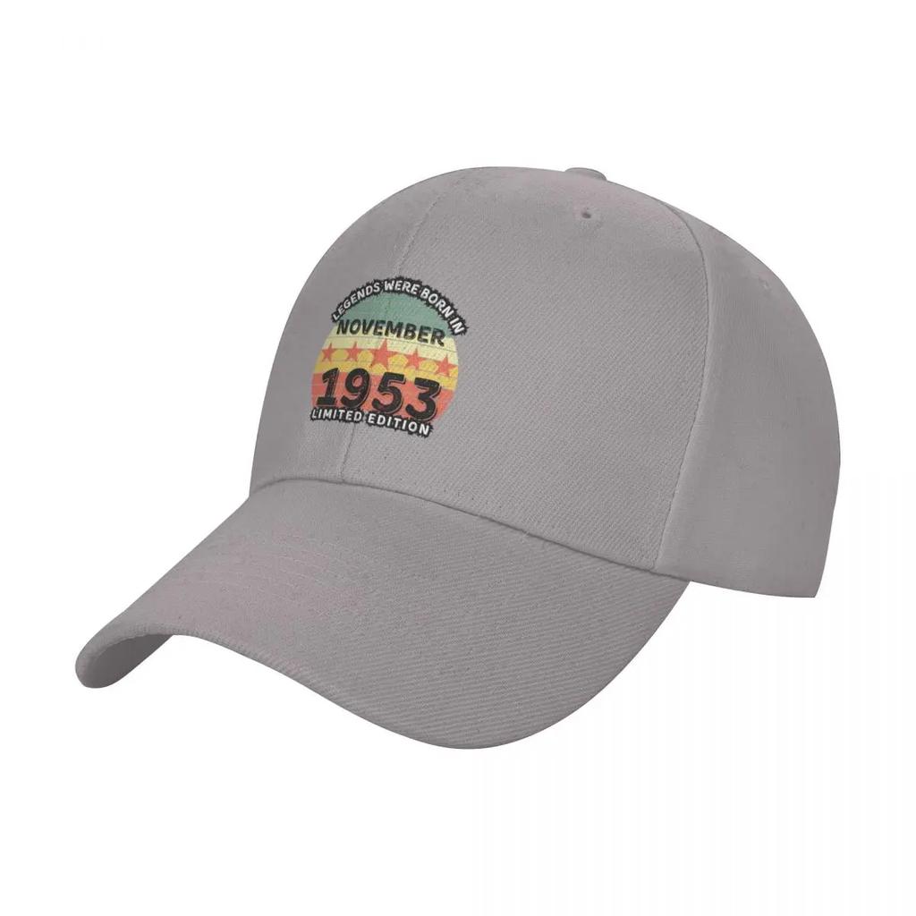 New Legends were born in november 1953 Baseball Cap Sunhat Golf Wear Hood Kids Hat Caps For Women Unisex's