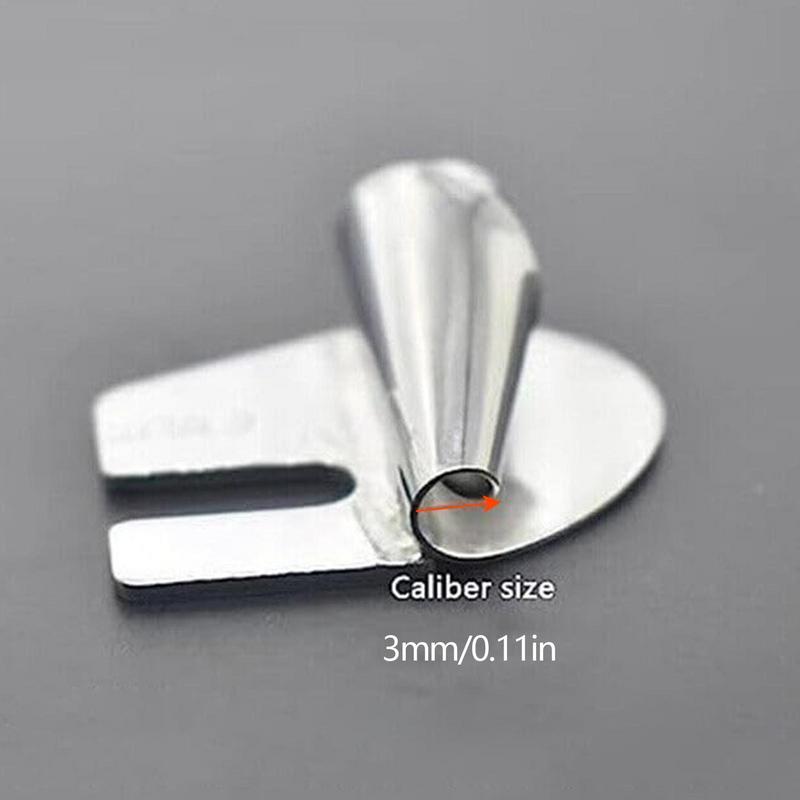 Universal Sewing Rolled Hemmer Presser Foot 3-10mm Pull Tube Spiral Edging Roller Hemming Puller Tube Sewing Accessories