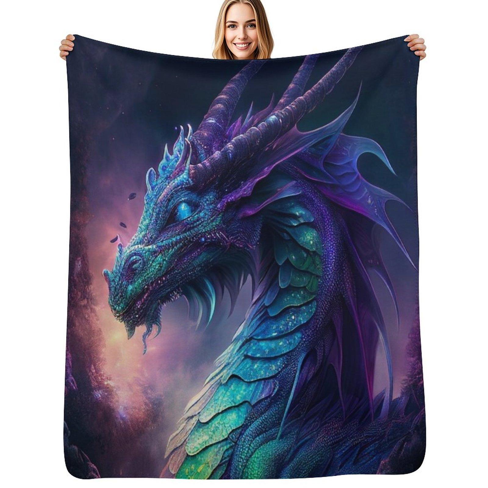 

Drago Throw Blanket Soft Warm Blanket Gift for Grandparents 102x76cm(40x30in)