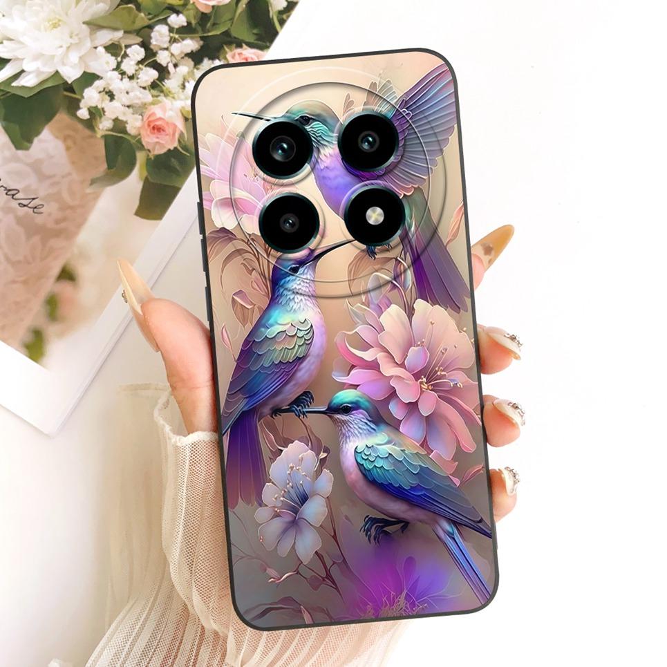 Daisy Bow Pattern Butterfly Flower Cherry Back Cover For Realme 13 Pro Pro+ Phone Case Soft Silicone Casing On Realme P1 Speed
