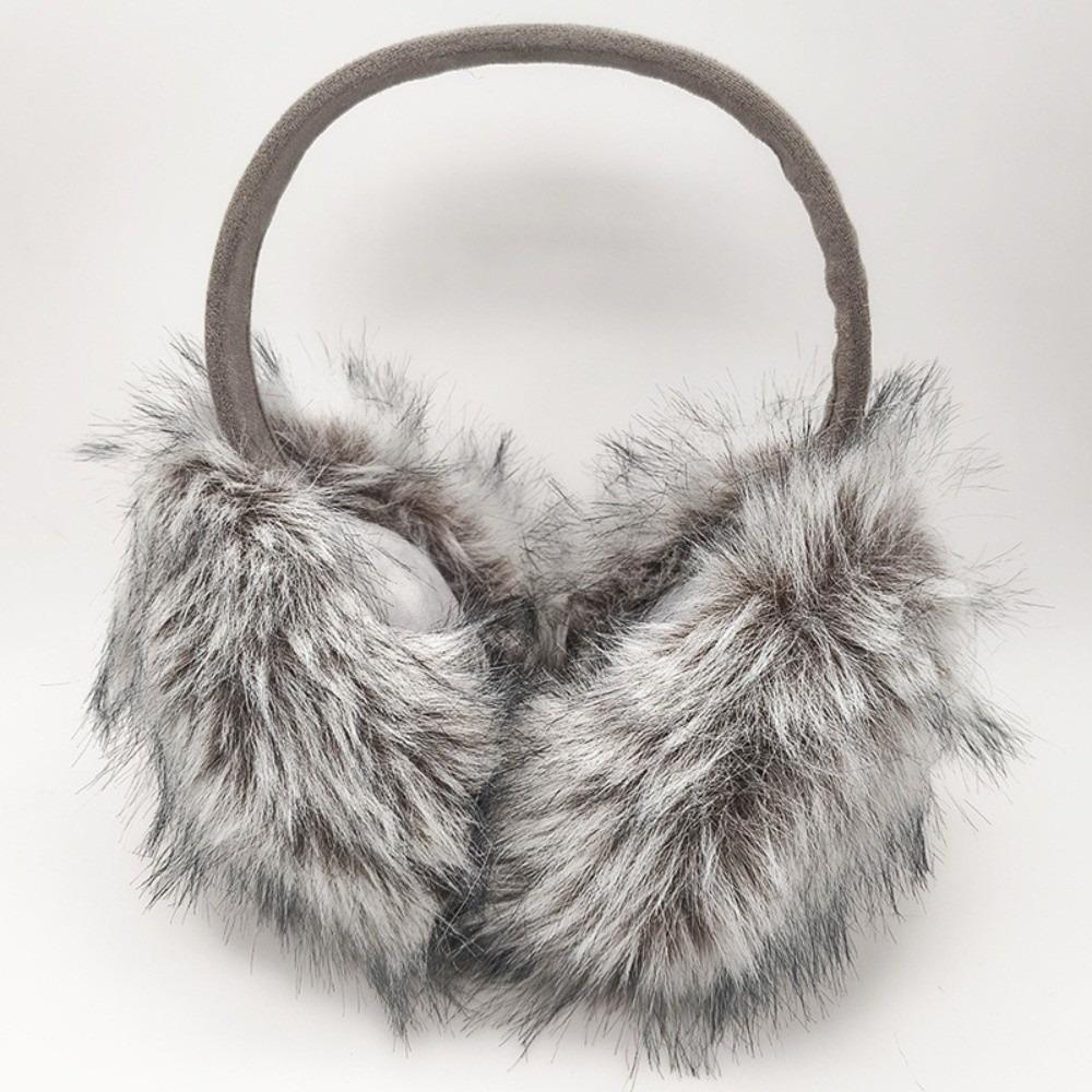 Windproof Ear Protectors Foldable Ear Warmers Fashion Plush Ear Muffs  for Women