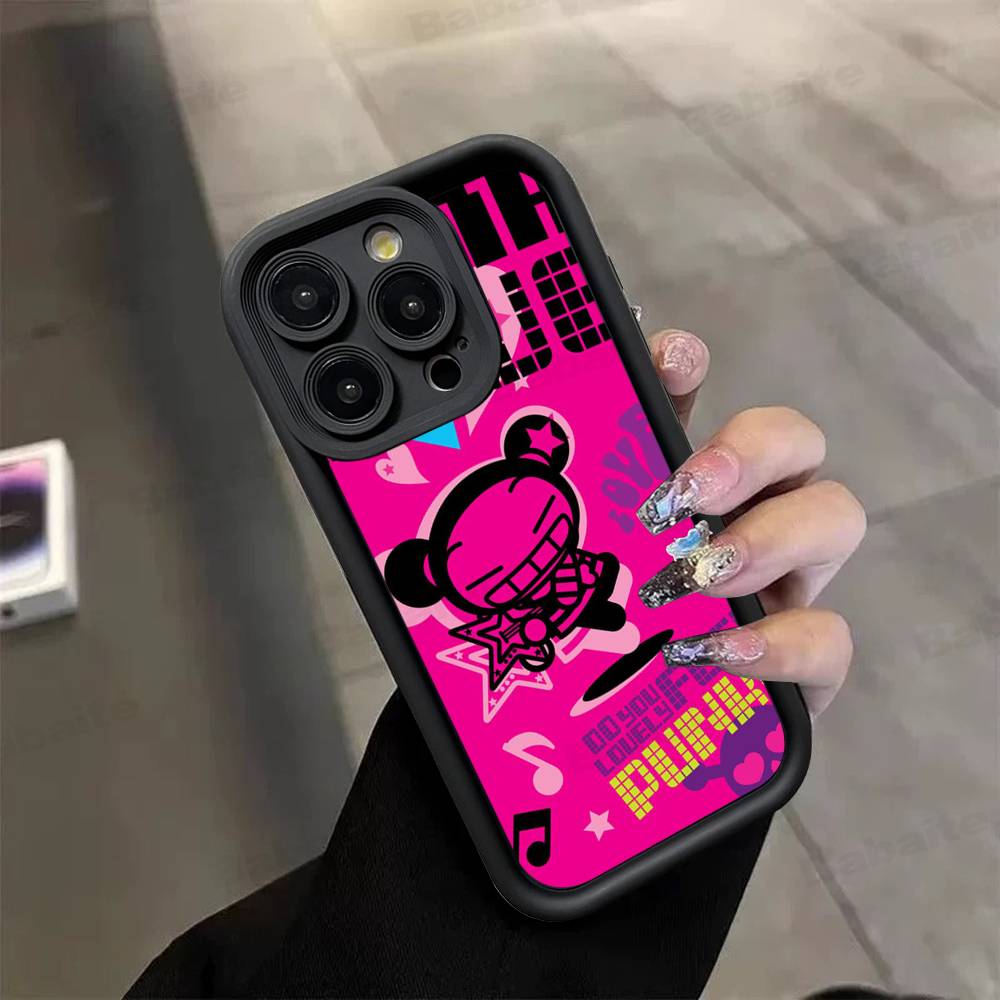 Animation Pucca Cate Phone Case For IPhone 17 16 15 14 13 12 11 Air Plus Pro Max Soft Back Cover
