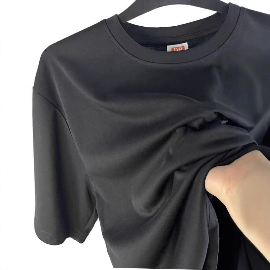 Men's and Women's High-Quality Cotton Crew Neck Short Sleeve T-Shirt – Versatile Summer Style for All Seasons