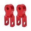 2pcs Rear Shock Absorber Height Extension Riser Aluminum Alloy M10 Mounting Hole for Motorcycle