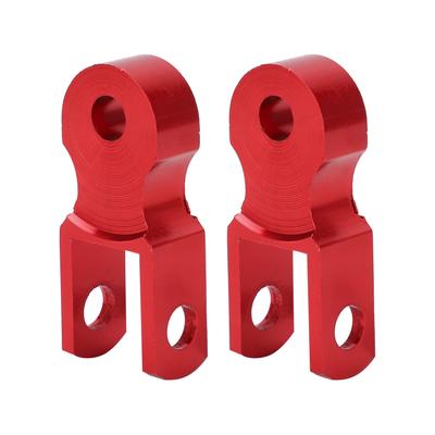 2pcs Rear Shock Absorber Height Extension Riser Aluminum Alloy M10 Mounting Hole for Motorcycle