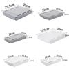 White Self-Adhesive Storage Drawer Box Makeup Pencil Tray Desk Hidden Under Desk Stand Self-adhesive Under-drawer Storage Boxes