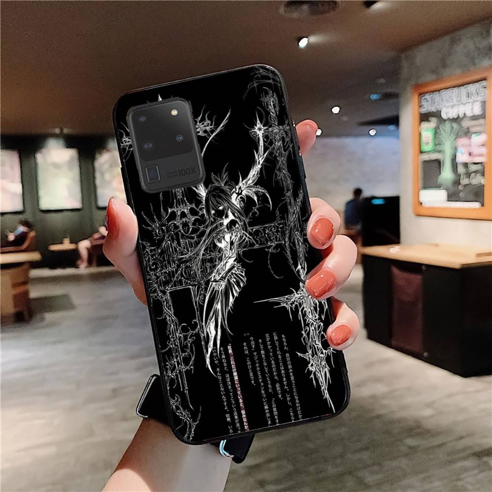 Gothic Cyber Sigil Cross Phone Case For Samsung S 24 Fe 25 Ultra Plus 20 Lite 21 30 22 23 24 22 Ultra 5G Fundas