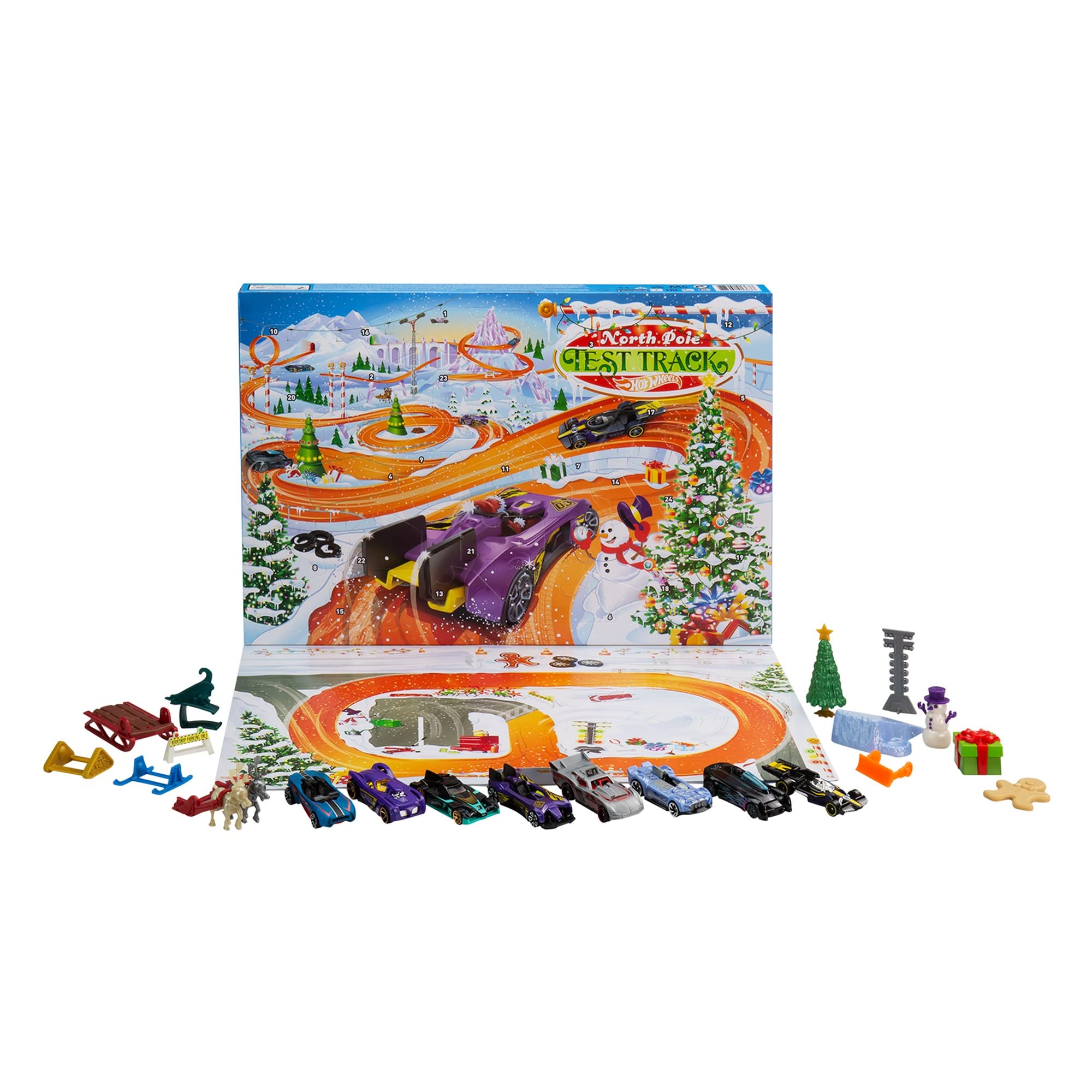 

Hot Wheels Адвент-календарь 3 и 8 мини GTD78 [Возраст] [Включает машинки]