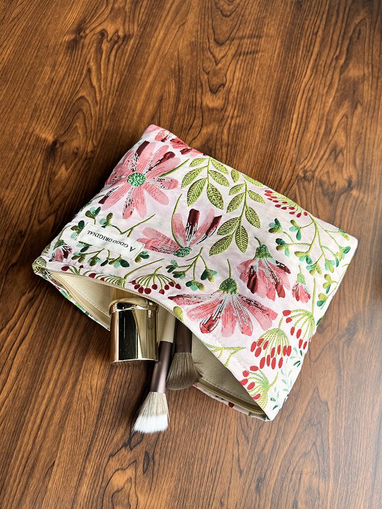 Compact Fresh Cosmetic & Skincare Travel Bag - Portable Handheld Organizer for Underwear & Essentials