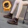 Internet celebrity thick-soled Martin boots women's warm 2025 autumn and winter new heightening high-top casual fashion retro snow boots