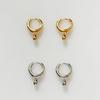 August Harmony Water Drop Hoop Earring / 2color