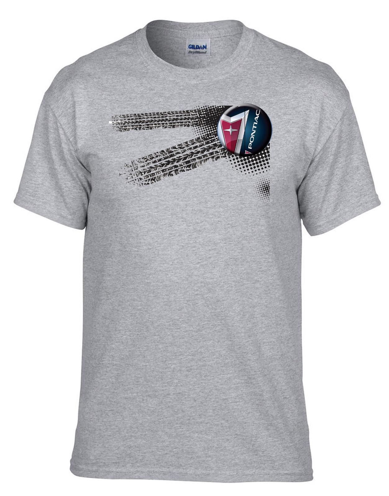 26 Pontiac Car Logo Grey T-Shirt -034_Grey- Unisex T-Shirt M