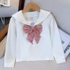 Girls' Spring/Autumn College-Style JK Uniform Suit - Two-Piece with Short Skirt