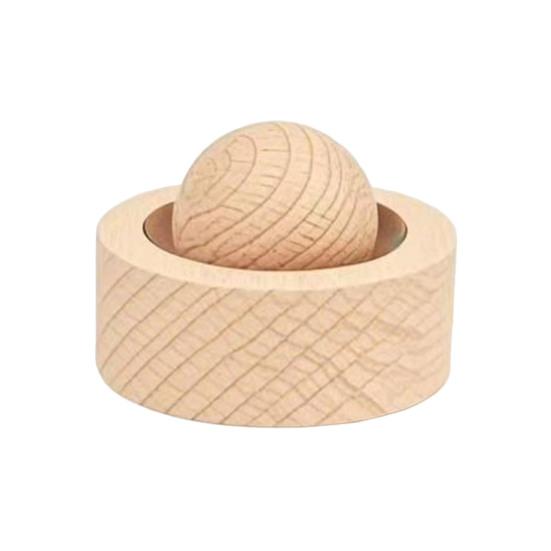 Wooden Essential Oil Diffuser Round Ball Aromatherapy Diffuser Small Passive Diffuser for Office Round