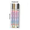 4Color Quick Dry Nail Art Pen Markers Nail Polishing Pen Safe Ink for Precise Designs Portable Use in Any Situation