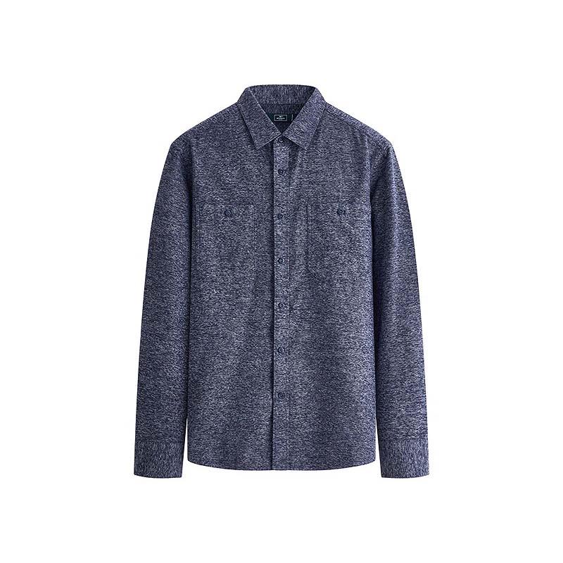 SEPTWOLVES Men's Casual Long Sleeve Cotton Shirt