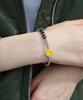Bonbeau Champ Smile Initial Surgical Bracelet Smile Charm Initial Surgical Ball Bracelet
