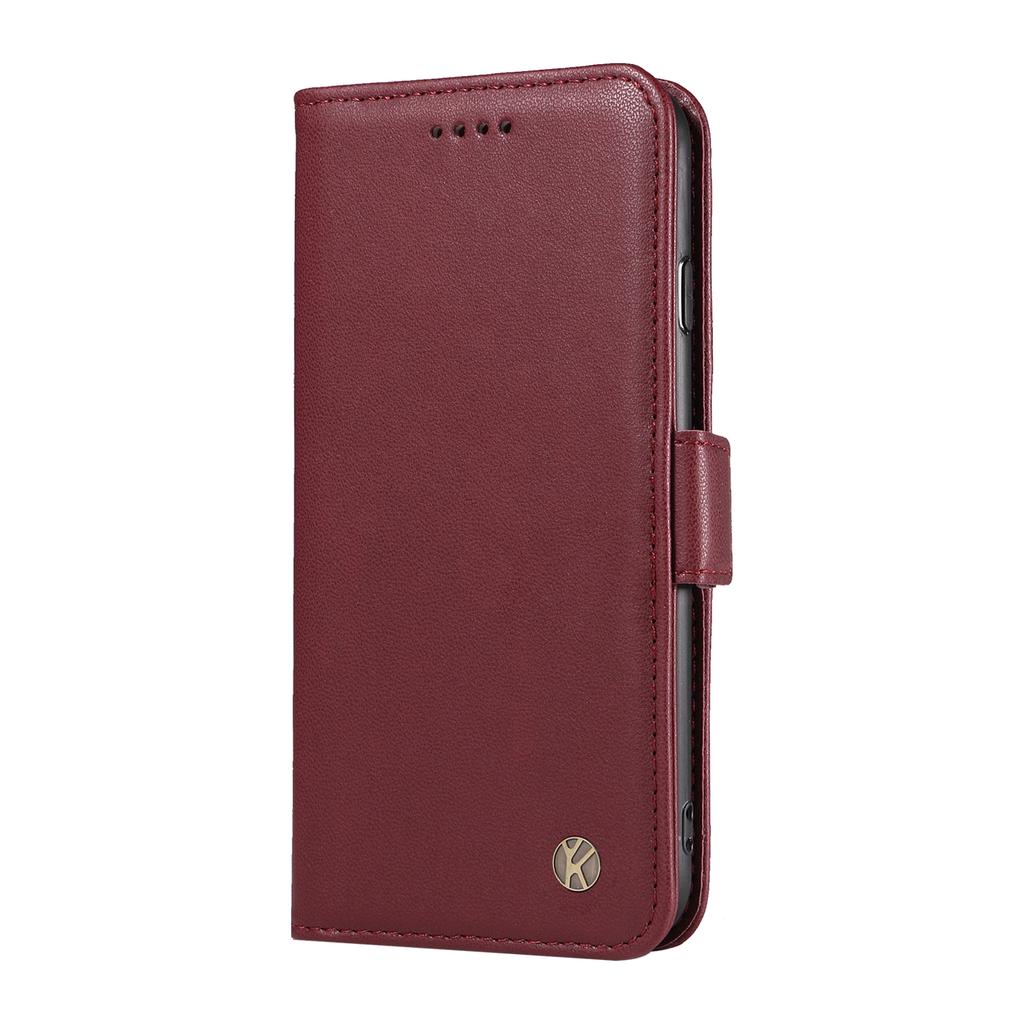 YIKATU YK-003 For Xiaomi Poco C75 4G/Redmi 14R 5G/14C 4G Case Wallet Stand Leather Phone Cover Side Buckle