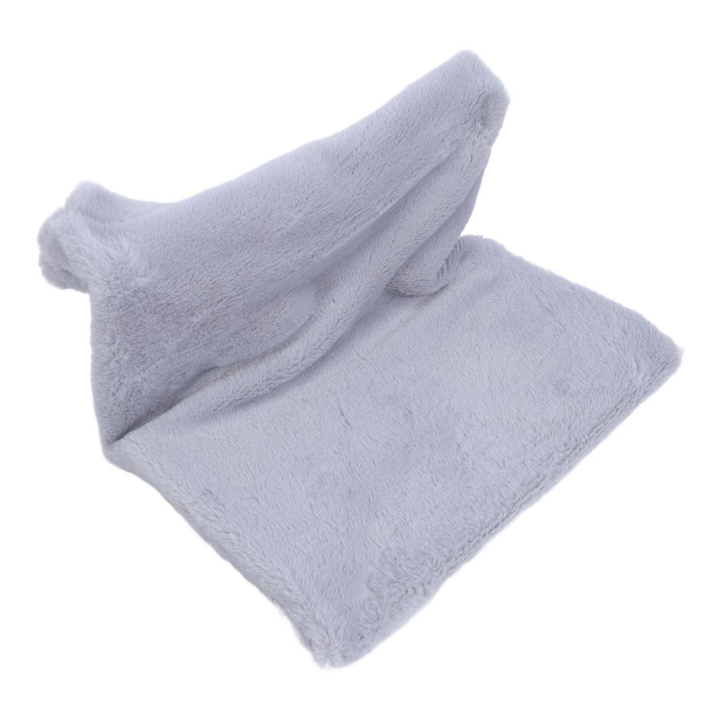 L Shaped Cat Hanging Bed Comfortable Warm Plush Metal Frame Multifunctional Cat Hammock Cushion for Home