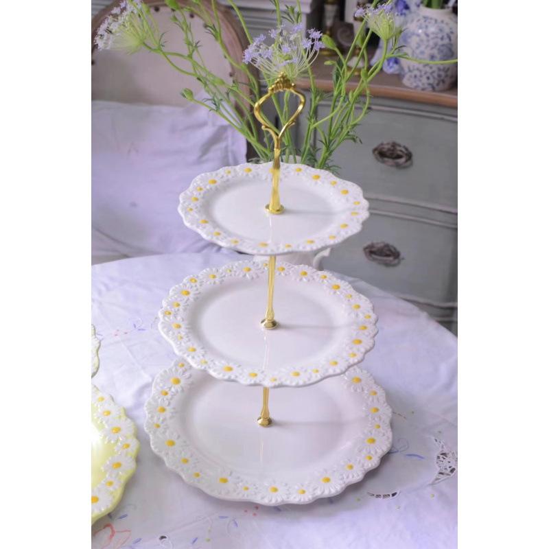 Набор посуды Daisy Миска для риса Десертная тарелка в западном стиле Тарелка для стейка Керамическая посуда Хранение Противень Ветер