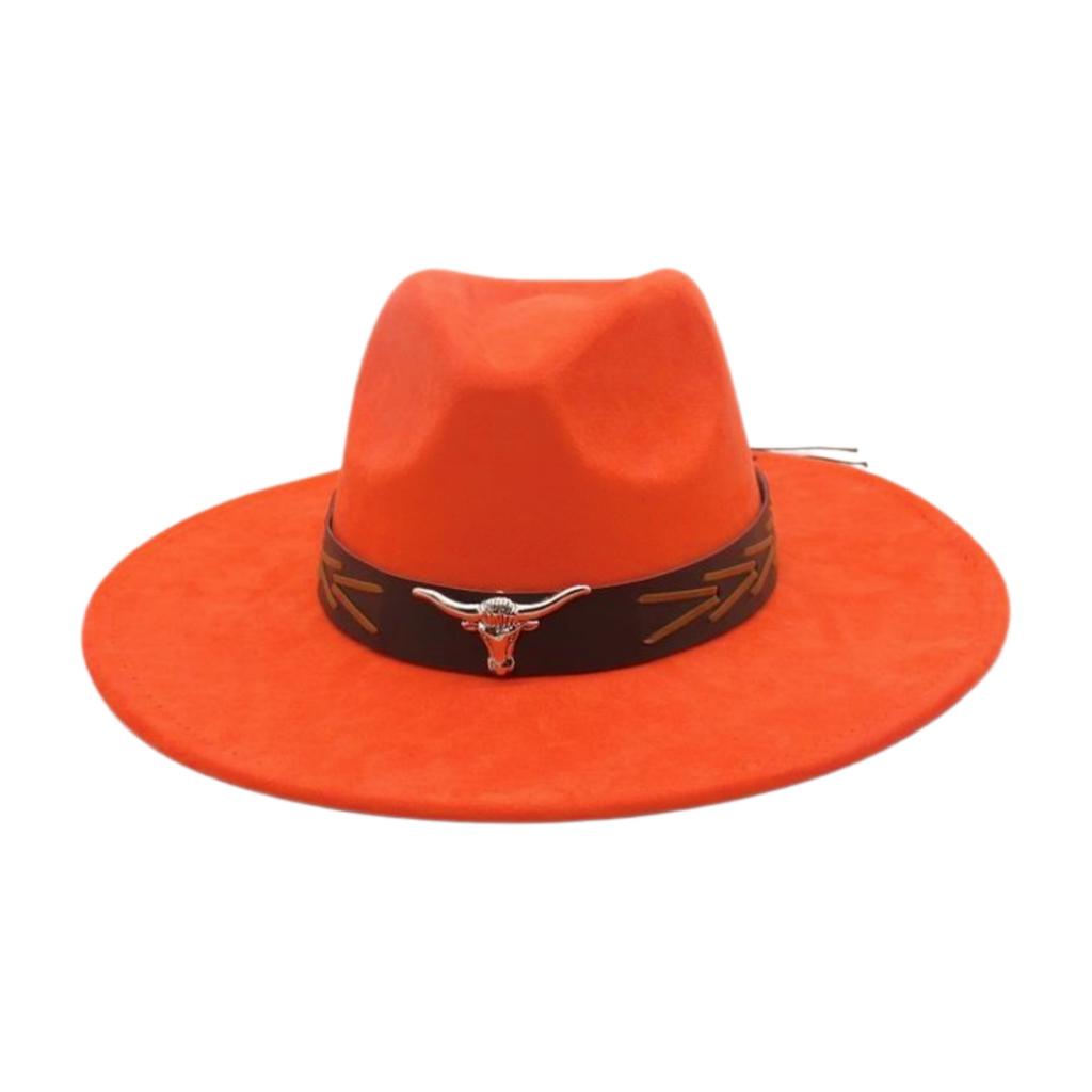 Grassland Ethnic Style Dance Sunscreen Travel Shooting Big Eaves Hat Men'S And Women'S High-End Flat-Brimmed Top Hat