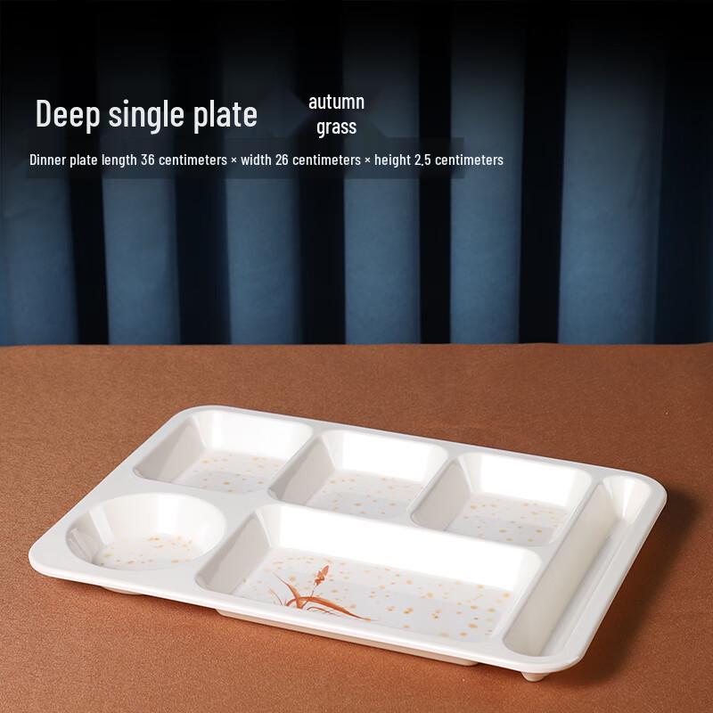 Melamine Divided Restaurant Tray
