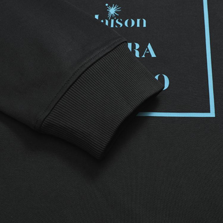 New FILA X MIHARA YASUHIRO MIHARA YASUHIRO Collaboration Collection Sweatshirt Men's Jet Black F11M143209F-BK