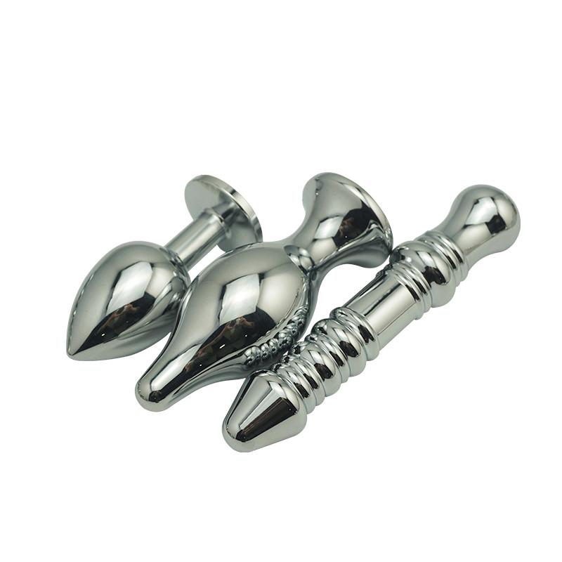 Neues großes Elektroschock-Lust-Pod-Sonde, medizinische Therapie, Metall-Anal-Butt-Plug, Dildo, Vagina, BDSM, Elektro-Sex-Stimulator-Spielzeug