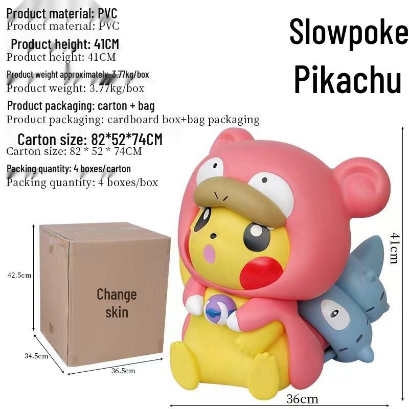 Tsundere Squirtle Golduck 1:1 Pokemon Figurine - Large Trendy Toy