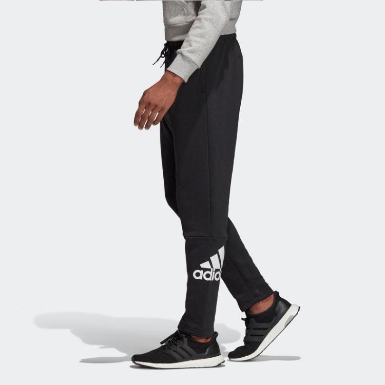 adidas Essentials Fleece Pants Men Bottoms Black DT9952