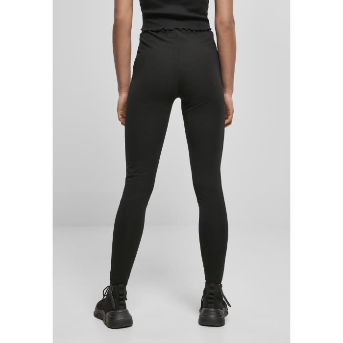 Legging femme Urban Classics lace hem - noir - XS