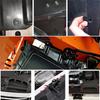 Automobilreparatur Gewinde Auto Clips U-Mutter Befestigungssatz für Boden Spritzschutz Stoßfänger Unter der Motorhaube Metallclips