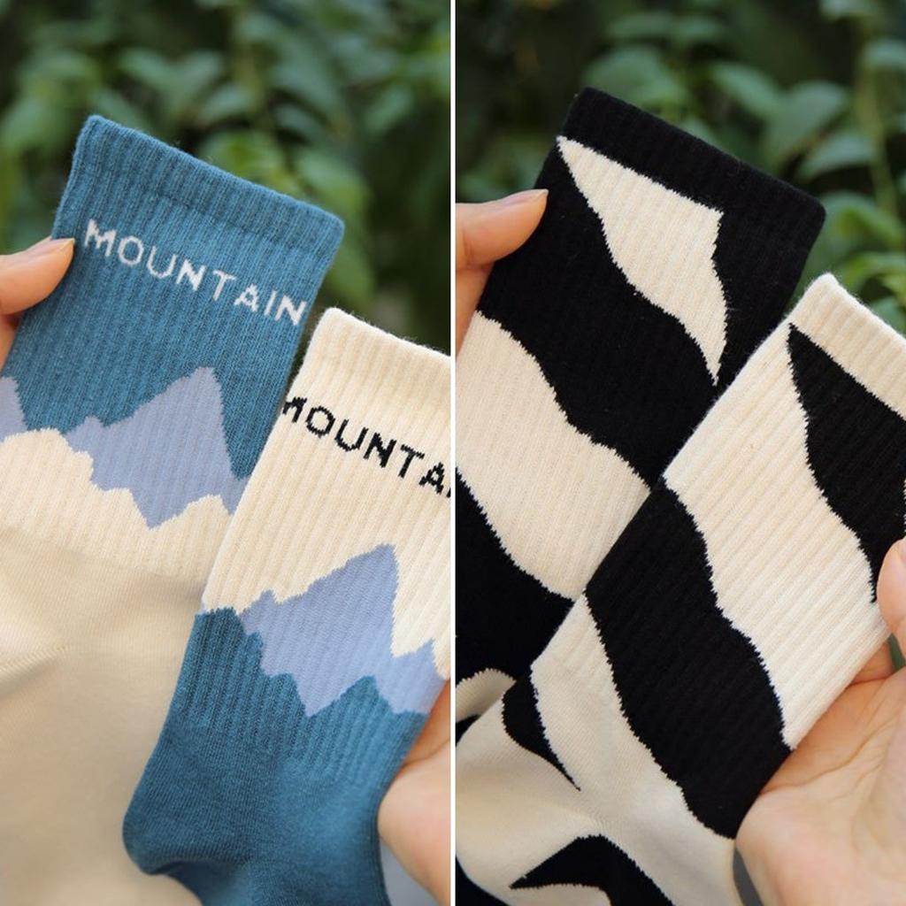 Japanese Street Personality Ab Socks Student Couple Socks Sports Socks Tide Socks Niche Socks Women'S Spring And Autumn Tide