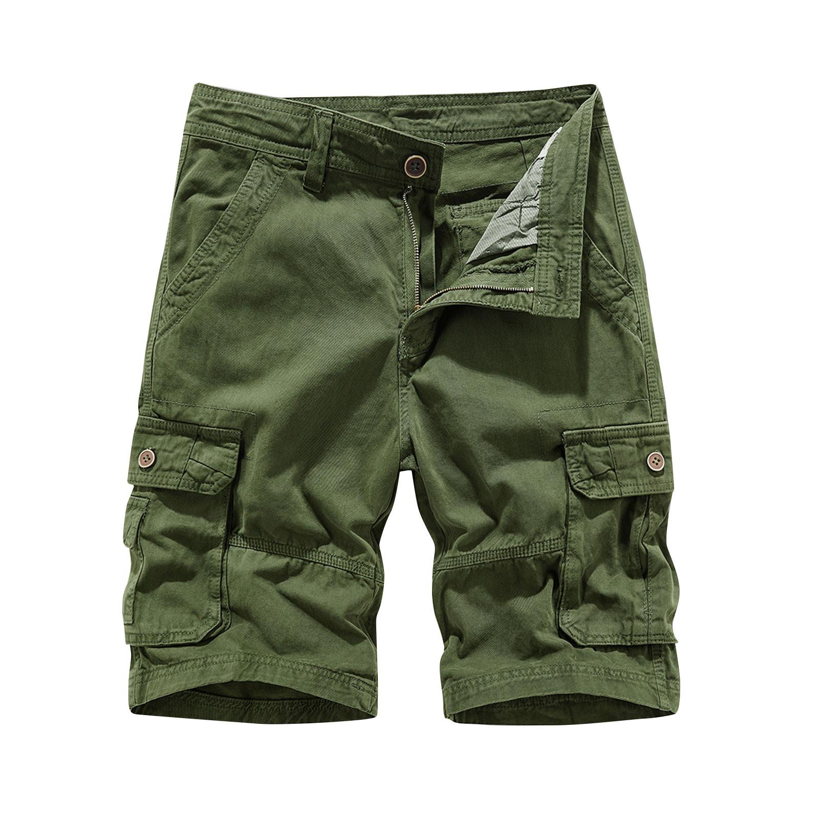 

Мужские повседневные цветные карманные пляжные рабочие брюки-карго на открытом воздухе, шорты, брюки 30