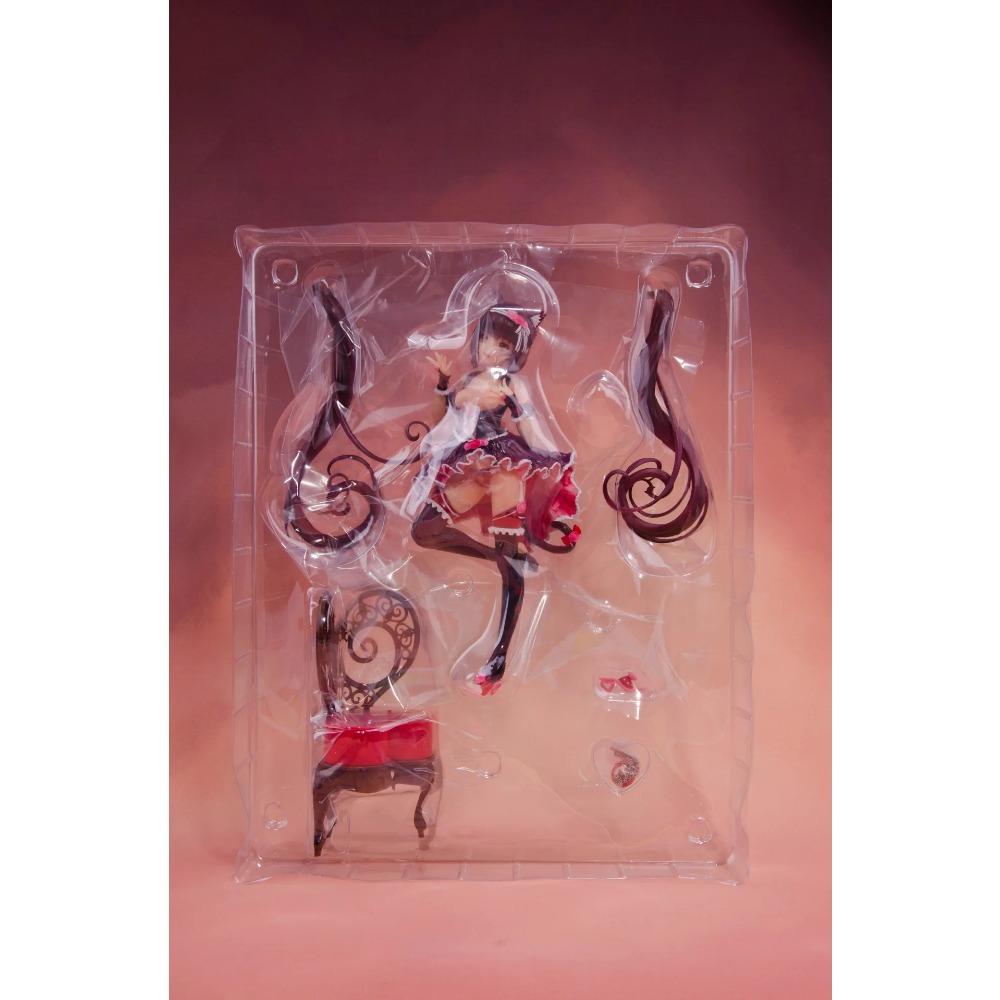 24CM Anime NEKOPARA Figure Chocolates Vanilla Action Figure Cat Style Model PVC Static Toys Gift Doll Cat Maid store is Open! ch