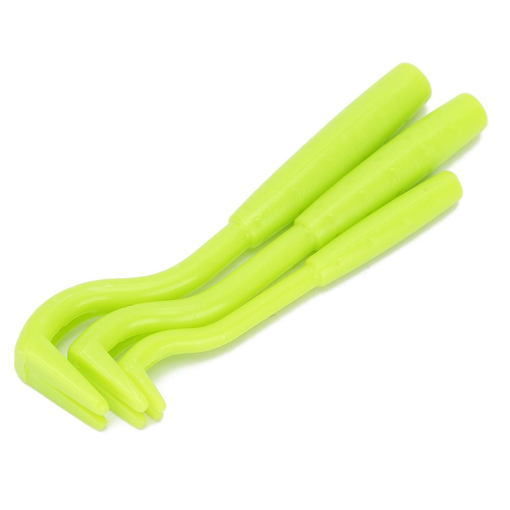 2 Sets of ABS Green Pet Tick Remover Bug Catcher Flea Tweezers Groom Tool for Dogs Cats General