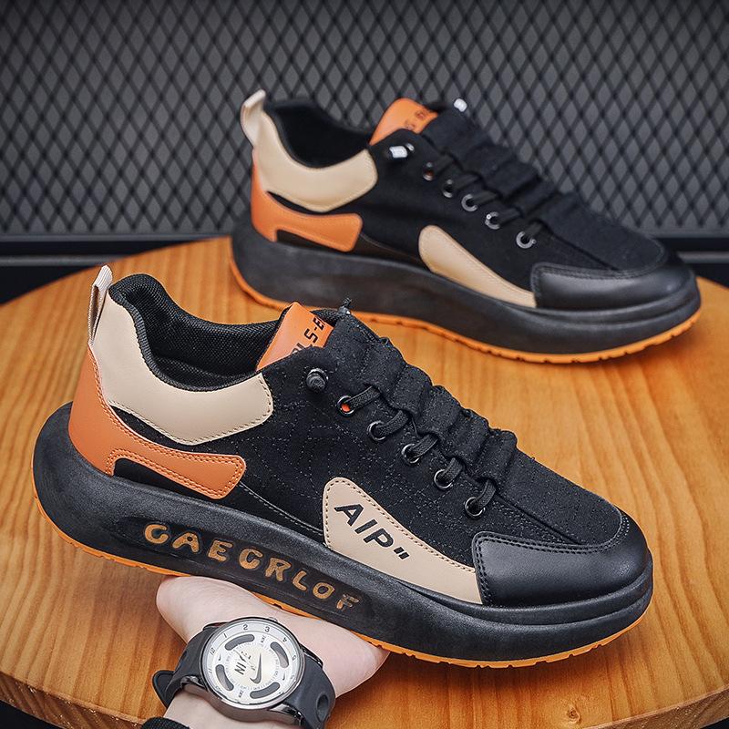 

Мужские туфли из парусины ****** дышащие спортивные подошвы с одной педалью старые ******* тканевые туфли черного цвета, увеличивающие повседневные туфли для сноуборда, модные туфли 39