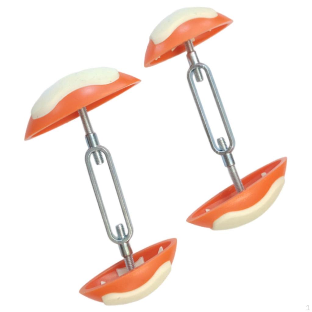2 Pieces of Shoe Clamps, Tensioners, Prevents Wrinkle Formation, Practical, Adjustable Length,