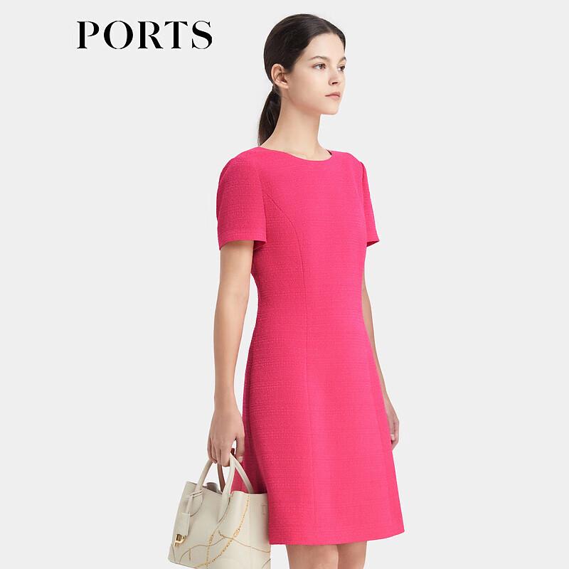 PORTS Women's Summer Commuter Style Simple Midi Dress