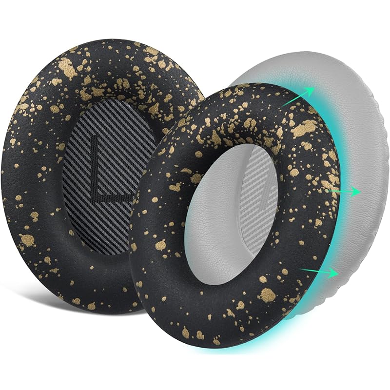 

SOULWIT ear pad cover headphone pad cover for Bose QuietComfort QC15 QC25 QC2 QC35 QC45/Ae2 Ae2i Ae2w/SoundTrue & SoundLink AE for protective case