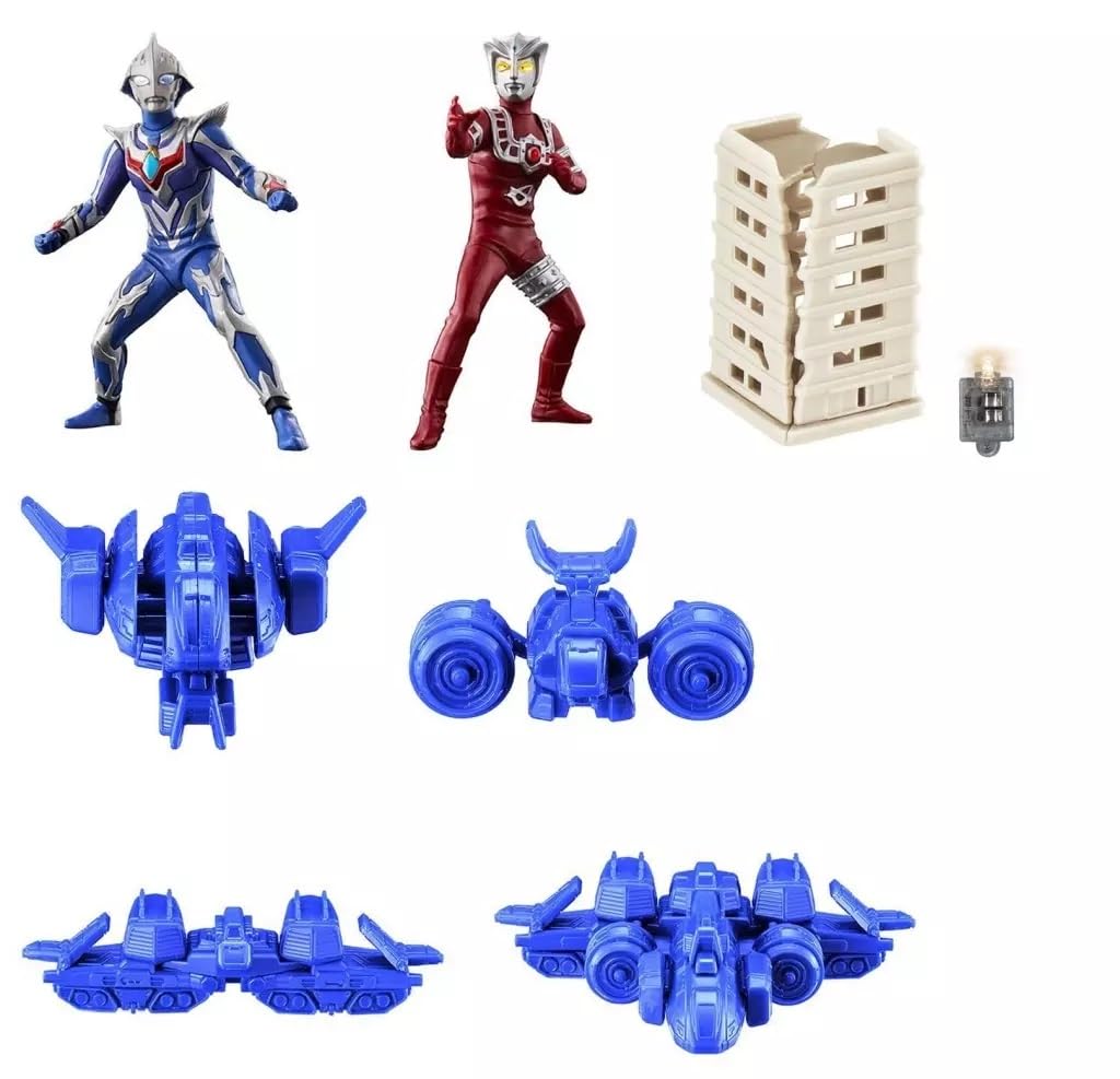 Ultimate Luminous Ultraman 21 Set of Capsule Unopened Gachapon Capsule Toy [Complete 7]
