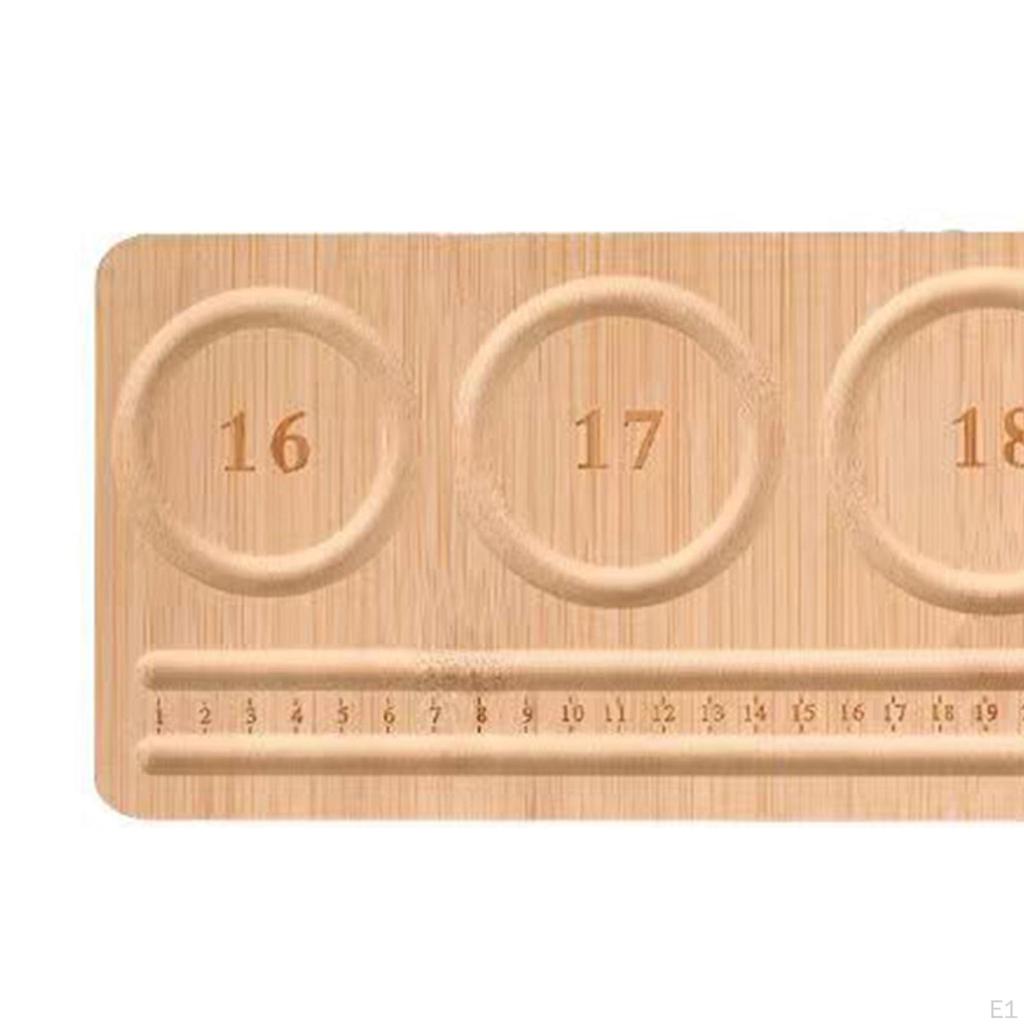 Handcrafted Wooden Jewelry Design Tray for Bracelet Making