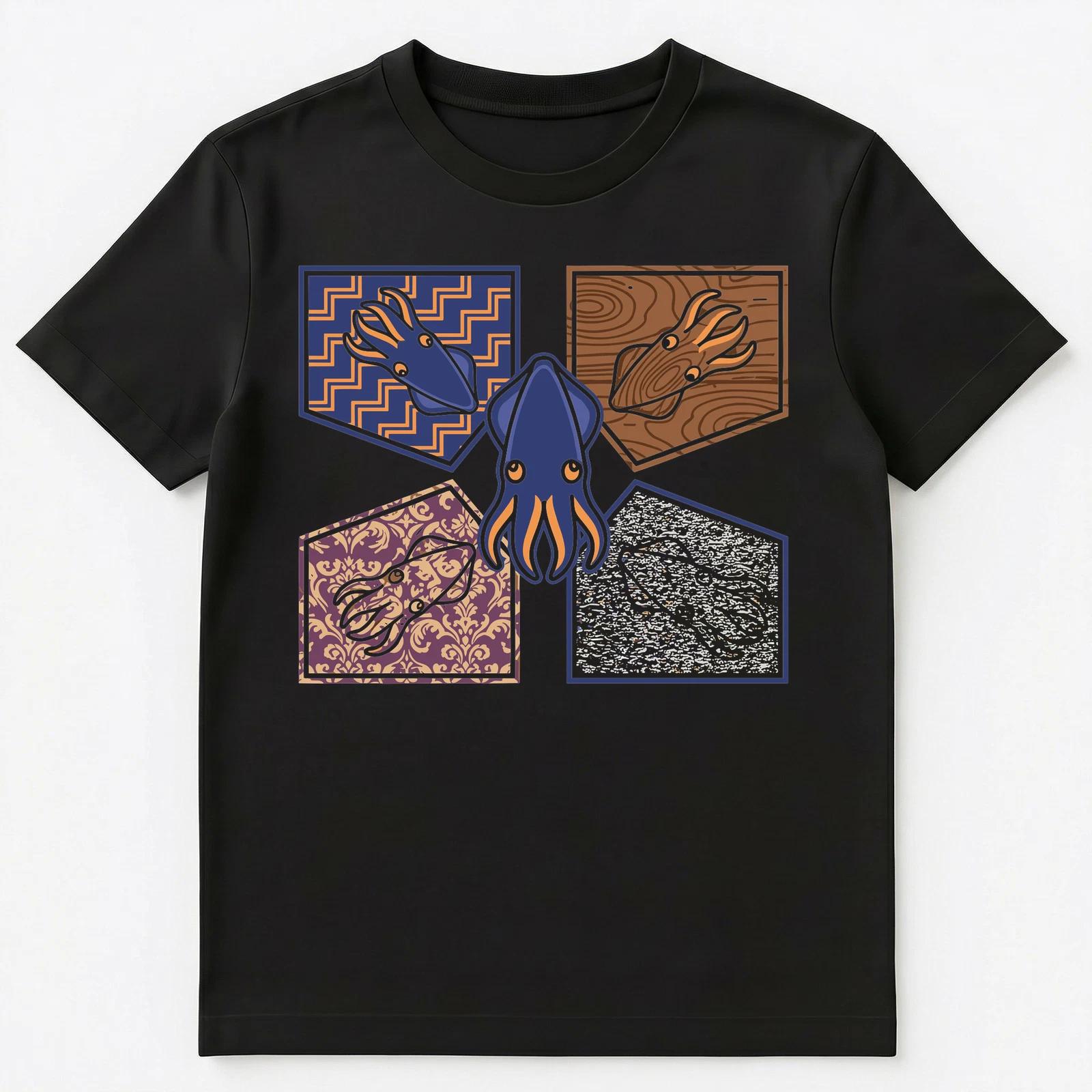 Cuttlefish Enthusiast Camouflage Adaptation Ocean Life Unisex T-Shirt S