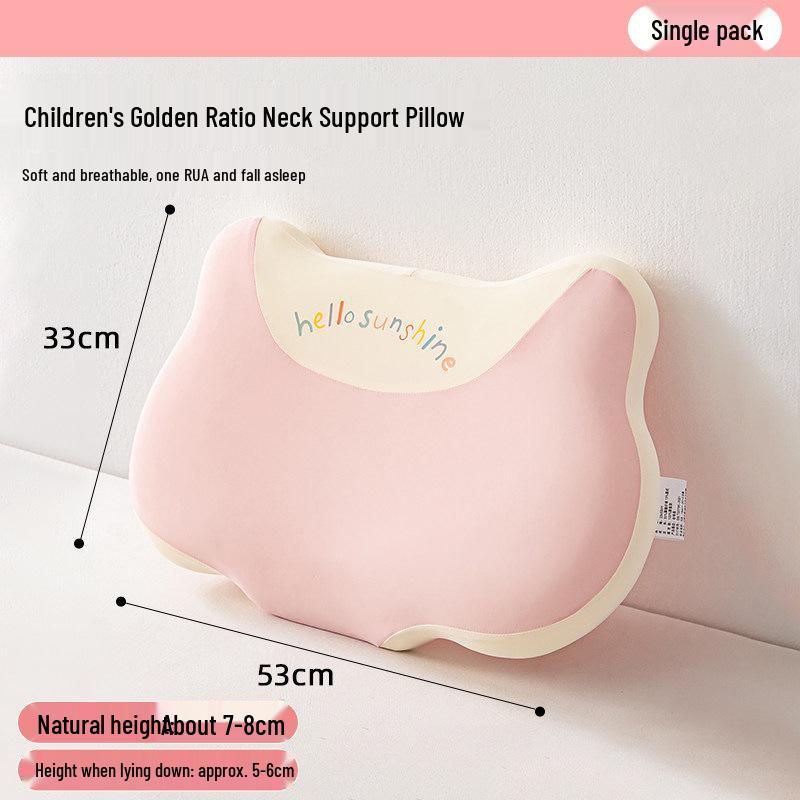 Children's Memory Foam Pillow: Neck Support & Sleep Aid for Ages 3-6, All-Season Comfort, Promotes Healthy Sleep