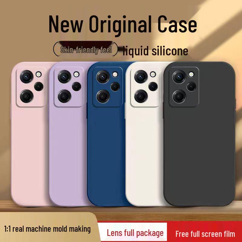 Redmi Note 12 Pro Extreme Edition Solid Color Liquid Silicone Drop-Proof Phone Case