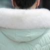 Fashion Winter Short Parkas Female Outerwears Hooded Faux Fur Collar Lady Jackets Thick Warm Elegant Coats