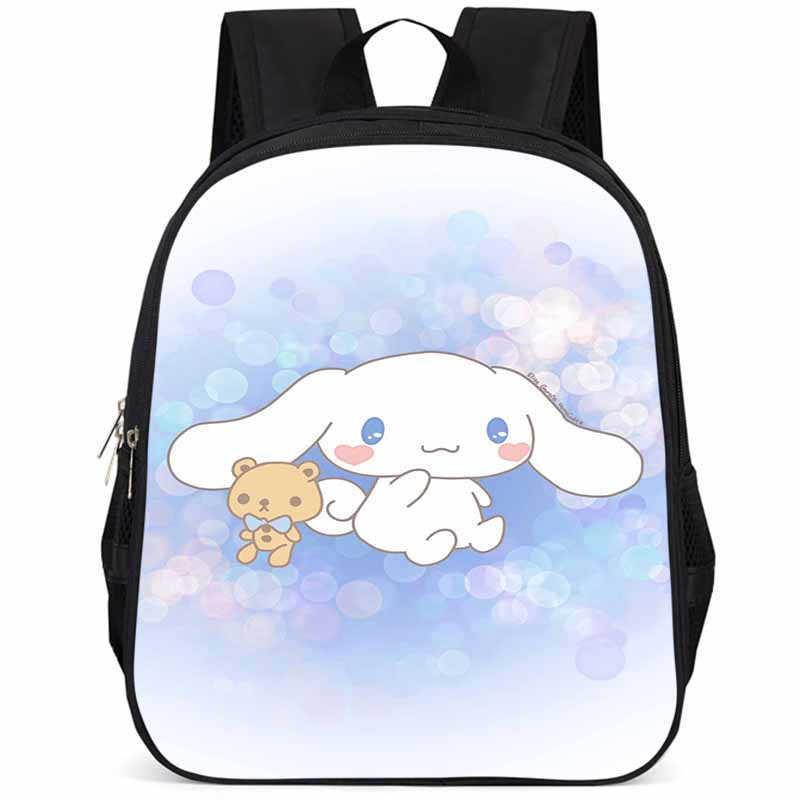 Adorable Cinnamoroll 15 Inch Large Capacity Lightweight School Backpack For Kids